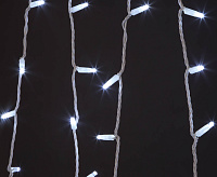 Гирлянда бытовая электрическая нить/белый с эффектом мерцания 400-102