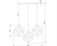 Подвесной светильник 190 Alambre