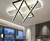 Люстра светодиодная "PALLA" 110W 3S-APP-500x460x80--WHITE/BLACK/CLEAR-220V-IP20