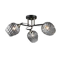 Люстра  1717/3 BK+AB