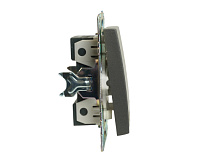 Катрин Выключатель 1-кл графит GLS10-7103-06