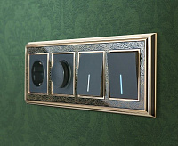 Веркель Розетка Ethernet RJ-45 (черный матовый) WL08-RJ-45/W1181008