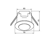 Датчик движения и освещенности 1200W белый IP20 SEN86