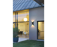 Настенный светодиодный светильник NUOVO 3000К IP54 черный düwi 24338 0