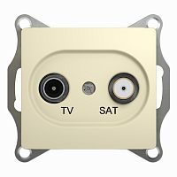 GLOSSA Розетка TV-SAT беж GSL000297