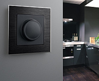 Веркель Диммер (черный,матовый) WL08-DM600