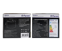 Настенный светодиодный светильник 2x3W 450Lm 4000K черный IP54 DH013