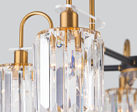 Люстра 70090/8 черный сн/пр