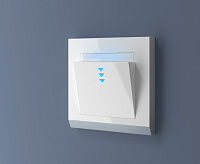 Веркель Рамка на 1 пост (Stark белый) WL04-Frame-01-white/W0011801