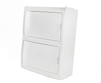 Бокс навесной 16 модулей IP20, непрозрачная белая дверца, Stekker