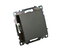 Катрин Переключатель 1-кл графит GLS10-7105-06