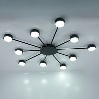 Люстра "ВINNA" 10xGX53 R-950x40-BLACK -220-IP20