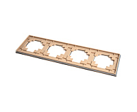 Катрин Рамка 4-ая стекло золото GFR00-7004-08