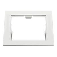 Рамка&nbsp;&nbsp;для встраиваемых светильников 214516 DOMINO QUADRO MR16 БЕЛЫЙ