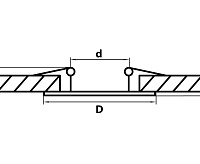 Светильник встраиваемый 223302 FORTE 30W БЕЛЫЙ