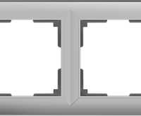 Веркель Рамка на 4 поста (Fiore серебряный) WL14-Frame-04