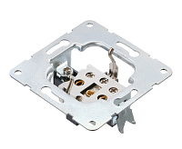 LK60 Розетка 1-ая с/з со шторками бежевый 863201