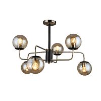 Люстра 3776/6 AB+BK