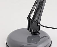 Настольная лампа HT-704GY, темно-серый (мат.), металл.