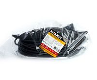 Удлинитель на рамке 1-местный с/з 3*1,5 20м черный PRF22-31-20