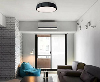 Светильник светодиодный накладной Эйри 36W 4200-6400K черный