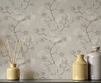 201104R Обои Crandeco Life/Okinava1,06*10м