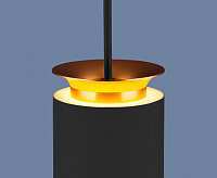 Подвесной LED светильник DLS021 9+4W 4200K черный матовый/золото