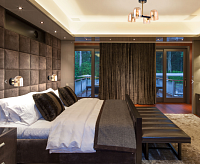 Люстра 70103/4 бронза/черный сн/пр