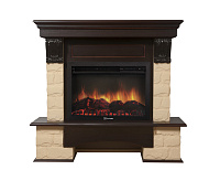 Портал Forte 25S камень бежевый шпон темный дуб