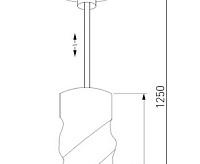 Подвесной LED светильник 50136/1 черный