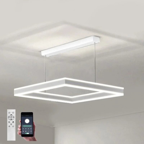 Люстра светодиодная "STELLA" 100W S-APP-500x500x1200-WHITE/WHITE-220-IP20 Люстра светодиодная "STELLA" 100W S-APP-500x500x1200-WHITE/WHITE-220-IP20