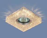 Светильник встраиваемый 2214 MR16 CL прозрачный сн/пр