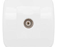 Розетка TV 1-местная 75Ом EKF EGA00-027-10 сн/пр