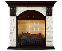 Портал Torre C камень белый шпон темный дуб