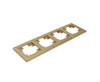 Катрин Рамка 4-ая пластик золото PFR00-7004-08