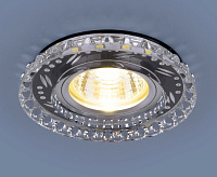 Светильник встраиваемый 8351 MR16 CL/BK прозрачный/черный сн/пр