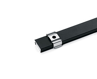 Профиль алюминиевый накладной, черный, CAB262 (16*6*2000мм)