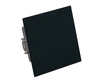 Мия Переключатель 1кл, черный бархат, RSW10-3105-05