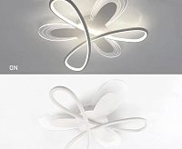 Люстра светодиодная "LOLITA" 80W 6F-RC-500x100-WHITE/WHITE-220-IP20 с ПДУ