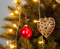 Гирлянда бытовая электрическая занавес/теплый белый 200-001