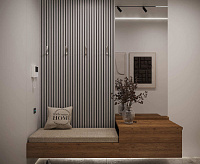 Панель МДФ 3D Line Modern L05 Серый тик 2750*160*19мм