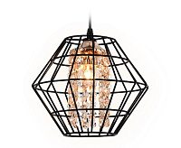 Подвесной светильник TR5852 DCF/TI темный кофе/янтарь E27 max 40W сн/пр