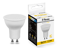 Лампа светодиодная 11W GU10 2700K LB-760 MR16 230V (Feron)