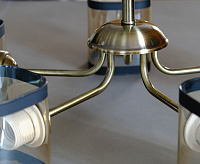 Люстра потолочная TORINO 00592/5 латунь REV Ritter 