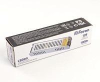 Драйвер BSPS 12V 100W 8.4A IP20 (2г гар) LB009 Feron