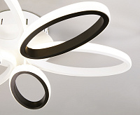 Люстра светодиодная 90137/ 6 белый/черный