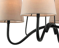 Люстра 4010/4P-BK-LGR сн/пр