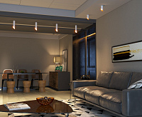 Светильник потолочный GU10 230V белый/золото DLN114 сн/пр