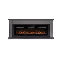 Каминокомплект: Очаг Electrolux Infinity EFP/P-1600ULS N, портал Canto Long графит, черный