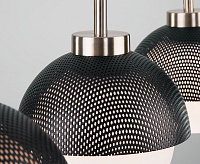 Подвесной светильник 50106/3 античная бронза/черный